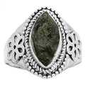 Natural Tektite Rough - Greek Ring size-9 R-1541 SDR176482